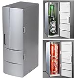 DealStock Portable Practical Mini USB Fridge Office Desktop PC Car Refrigerator Freezer Beverage Can Drink Cooler Plug & Play Silver
