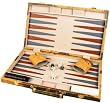 18" Leatherette Backgammon set w/Beautiful Old World Map Design