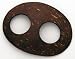 Sarong Tie, Coconut Shell - Oval