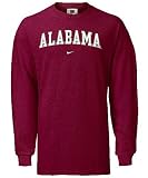 Alabama Crimson Tide College Long Sleeve Tee Shirt By Nike Team Sports