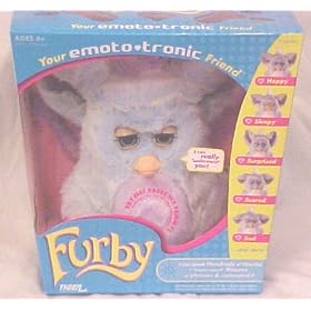 Furby Emotronic Blue Body with Lavender Tummy Brown Eyes by Furby