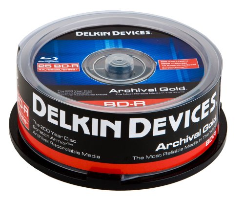 Delkin Devices DDBD-R/25 SPIN 4X BD-R Spindle - 25 Pack