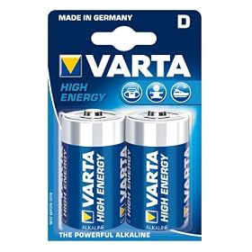 Varta - Piles - 2 Piles - LR20 - AM1 MN1300 Torcia 1,5V