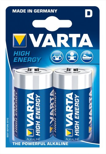 Varta Batterie HIGH ENERGY Mono (2-er Blister R20) Preisvergleich