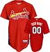 St. Louis Cardinals - Personalized with Your Name - Authentic Cool Base 2010 Red Batting Practice Jersey