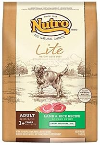 NUTRO Lite, Weight Loss Dry Dog Food, Lamb and Rice, 15 lbs.