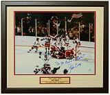Jim Craig Autographed Framed 16 x 20 Photograph with Do You Believe in Miracles Inscription