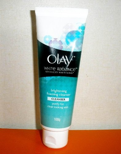 Olay white radiance advanced whitening brightening foaming ,cleanser -100g