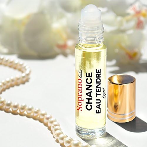 CHANCE EAU TENDRE Type. Designer Inspired Luxury Vegan Pure Roll-on Perfume Oil. Not tested on Animals. Handmade by SopranoLabs. 10 ml