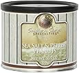 Southern Shores Specialties Sea Salt & Pepper Peanuts, 10.5-Ounce Tin