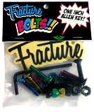 Fracture 1" Coloured Anodised Skateboard Allen Bolts