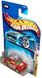 Mattel Hot Wheels 2003 Crazed Clown Series 1:64 Scale Die Cast Metal Car # 2 of 5 - Fitz n Giggles Red Mini Cooper Morris Mini (Collector No. 96)