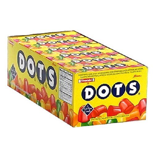 Purchase Dots Original Candy Assorted Flavors 2.25Ounce Boxes (Pack of 24) Offer cmfineuse