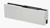 C.R. LAURENCE AMR201A CRL Aluminum Top or Bottom Patch Fitting - Less Insert