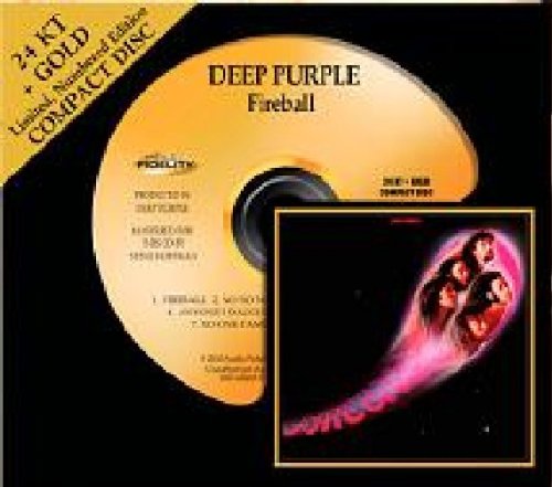Deep Purple Fireball (24k Gold) cd cover