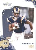 Donnie Avery - St. Louis Rams - 2010 Score Football Card - NFL Trading Card in Screwdown Case