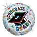 18 Sparkly Grad Cap Holograph