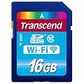 Transcend Information 16 GB Wi-Fi SDHC Class 10 Memory Card (TS16GWSDHC10)