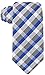 Scott Allan Men's Stripe Necktie - Blue/Gray