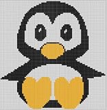 Penguin Cross Stitch Pattern