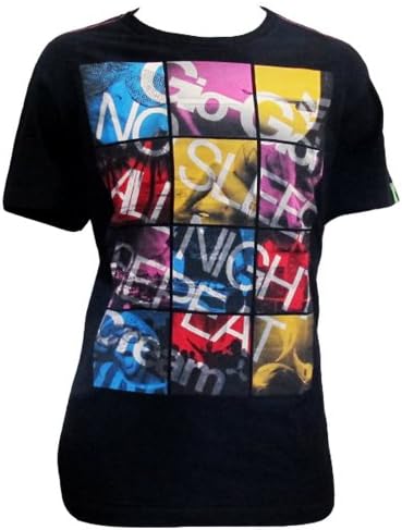 Cream: Transam T-shirt by Gio-Goi - Black, L / XL Large - X-Large