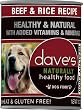 Dave's Naturally Healthy Beef and Rice Recipe (Pack 12x13oz)