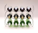 Kimco StackRack 3 x 4-Bottle Racks, Chrome