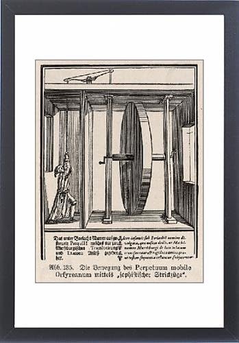 Framed Print Of Orffyreus Wheel a Man