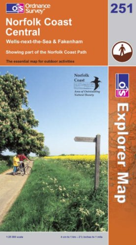 Norfolk Coast Central (OS Explorer Map)