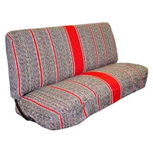 Full Size Truck Bench Seat Covers - Fits Chevrolet, Dodge, and Ford Trucks (Red)