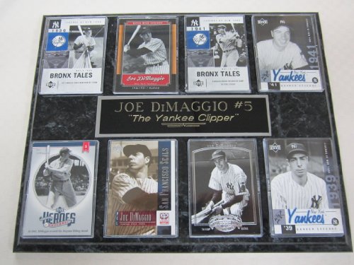 New York Yankees Joe DiMaggio 8 Card Plaque