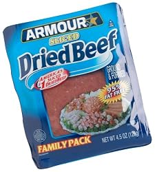 Armour Dried, Sliced Beef, 4.5-Ounce Pouch (Pack of 12)