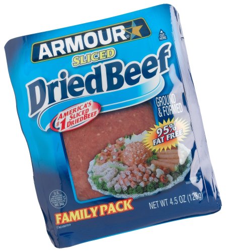 Armour Dried, Sliced Beef, 4.5-Ounce Pouch (Pack of 12) by Armour