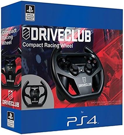 DriveClub DualShock 4 Compact Racing Wheel Hand Grip for PlayStation 4 Black Color