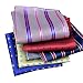 UQ Mens Fashion Poly Silky Pocket Square 2525 Suits Hankies Pack