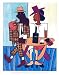 Café Art Poster Print by William H. Johnson, 10x12