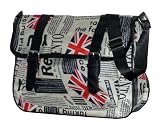 Classic Union Jack Canvas Print Satchel Messenger Bag