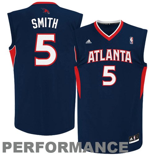 Adidas Atlanta Hawks Josh Smith New Revolution 30 Replica Road Jersey Large