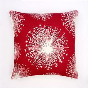 Seed Pillow in Scarlet Stuffed: No by 