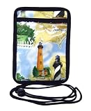 Outer Banks Lighthouses Lighthouse Badge Holder ID Card Credentials Lanyard - Travel Accessories Unique Gifts and Gift Ideas for Him Her, Man Men, Woman Women Ladies, or College Students Merchandise