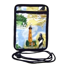 Outer Banks Lighthouses Lighthouse Badge Holder ID Card Credentials Lanyard - Travel Accessories Unique Christmas Gifts and Gift Ideas for Co-Workers CoWorker Him Her Man Me Woman Women Ladies STOCKING STUFFER