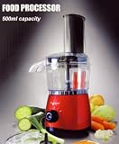 Brentwood FP-535 500ml Capacity Food Processor RED