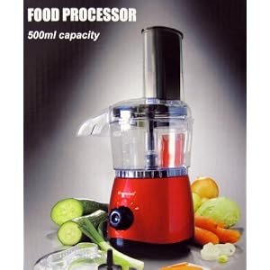 Brentwood FP-535 500ml Capacity Food Processor RED by Brentwood