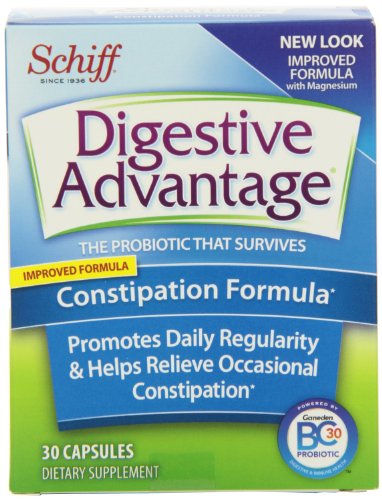 Digestive Advantage Probiotic Dietary Supplement, Constipation Formula, 30 Count