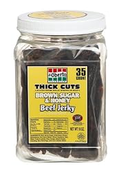 Oh Boy! Oberto Thick Cut Beef Jerky, Brown Sugar & Honey, 1-Pound Jar