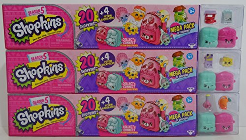 60 Shopkins Season 5 Ultimate Mega Pack Collectors Bundle 3 x 20 Packs