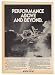 1982 Boeing AWACS E-3A Early Warning Aircraft Print Ad (40967)