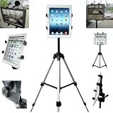 ChargerCity Exclusive CameraTab Tripod & Windshield Mount Kit with 360° Viewing Angle Spring Lock Adjustment Holder for the New Ipad Apple Ipad 1 2 3 Tablet. Kit include Video Camera Tripod Connector, Multi Angle Adjustment Windshield Mount & Spring Lock Tablet Device Holder.