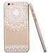 iPhone 6 Case,iPhone 6s Case,Hundromi Plastic Case Cover Henna White Floral Paisley Flower Mandala for iPhone 6/iPhone 6s