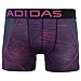 adidas Men's Climacool Mesh Trunk Underwear, Urban Sky Grey/Black/Bold Pink Print, Medium
